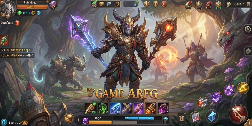 Tangkapan layar dari gameplay seru di 700Q, menampilkan pertempuran epik.