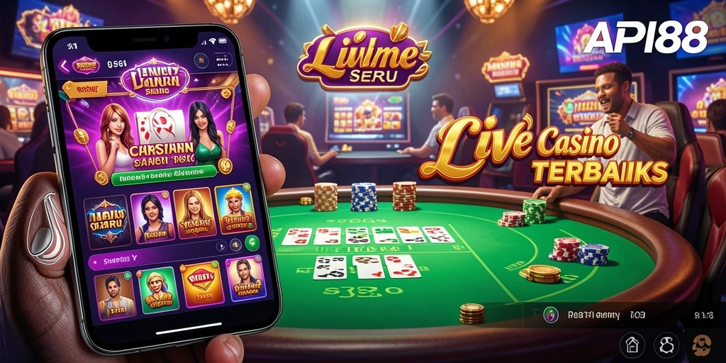 Tampilan screenshot API88 menampilkan gameplay Live Casino yang menegangkan dan interaktif.