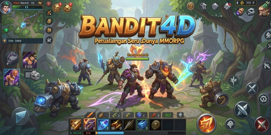 Tampilan gameplay seru yang menampilkan aksi bertempur dalam <strong>BANDIT4D</strong>.