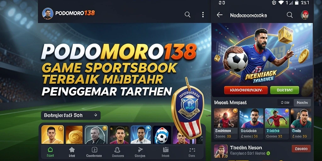 Screenshot utama menampilkan antarmuka taruhan interaktif pada PODOMORO138.