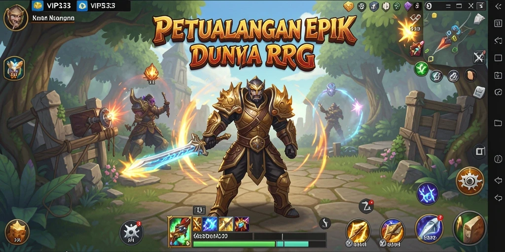 Gameplay menarik dengan berbagai pilihan karakter dan petualangan seru.