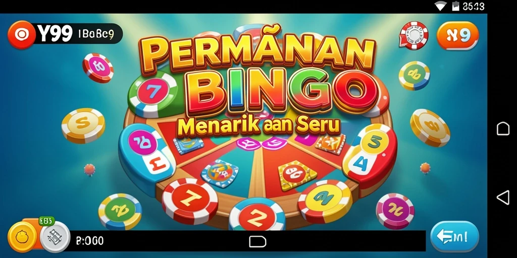 Tampilan utama Y89 menampilkan gameplay Bingo yang dinamis dan seru.